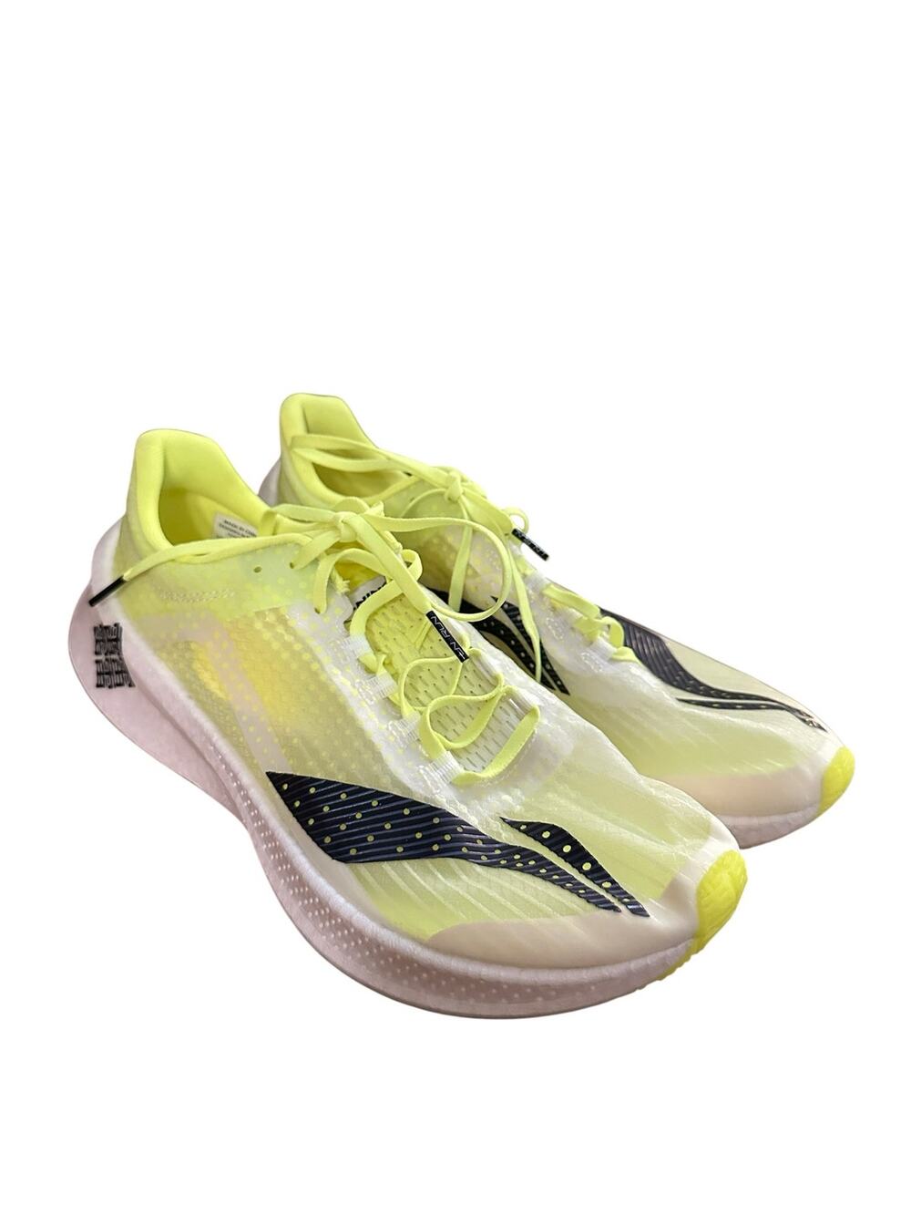 Men 8 Li-Ning FeiDian 2.0 Challenger Neon Green Running Shoes Sneakers LN-Run